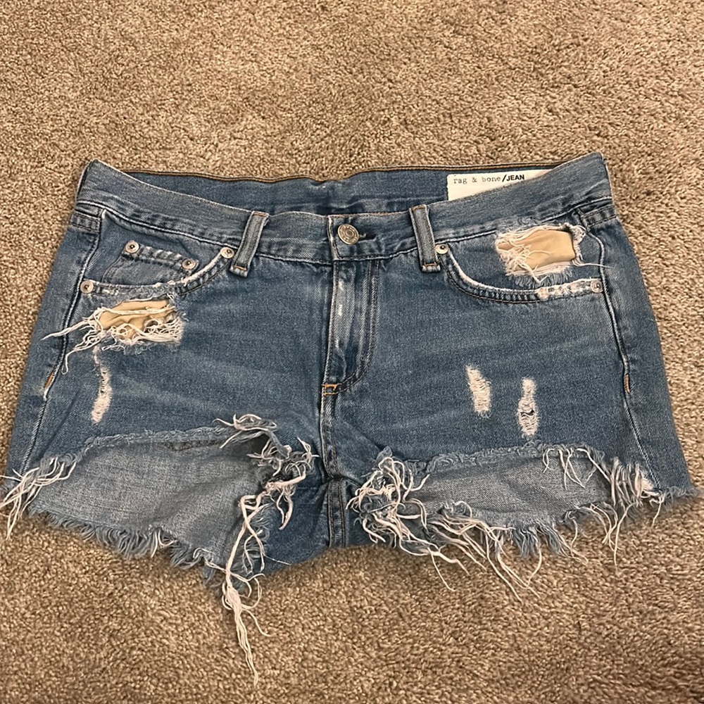 Denim shorts